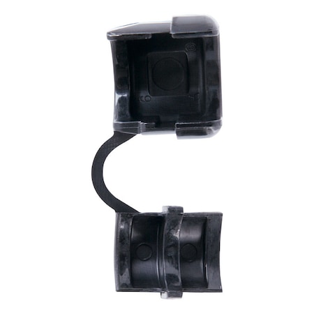 Jandorf Cable Protector, 0.81 in L, Nylon, Black 61416